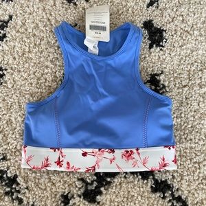 BNWT Fabletics Blue Floral Outfit